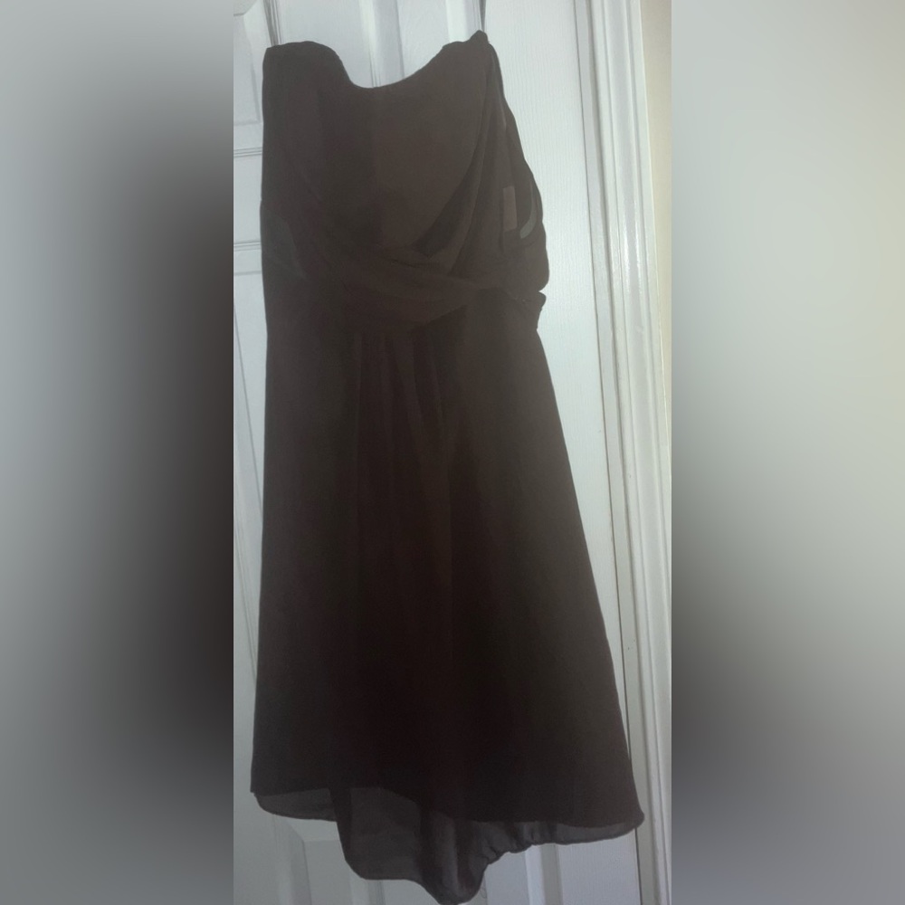 JORDAN Brown Strapless Dress, Size 18